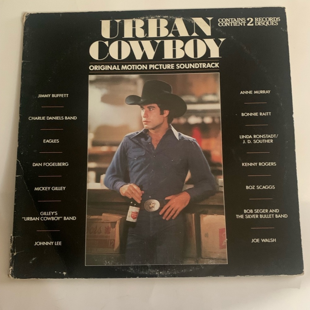 Urban Cowboy 2record/LP Music from motion picture movie with John Travolta